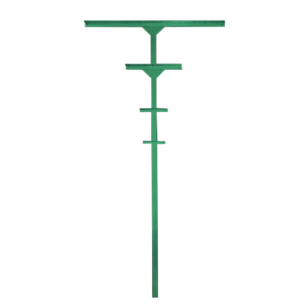 Шпалера T-образная оцинкованная, цвет Зеленый (RAL 6005)